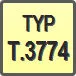 Piktogram - Typ: T.3774